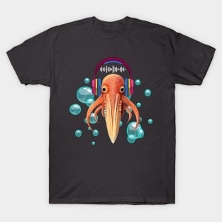 Ocean Squid Music T-Shirt